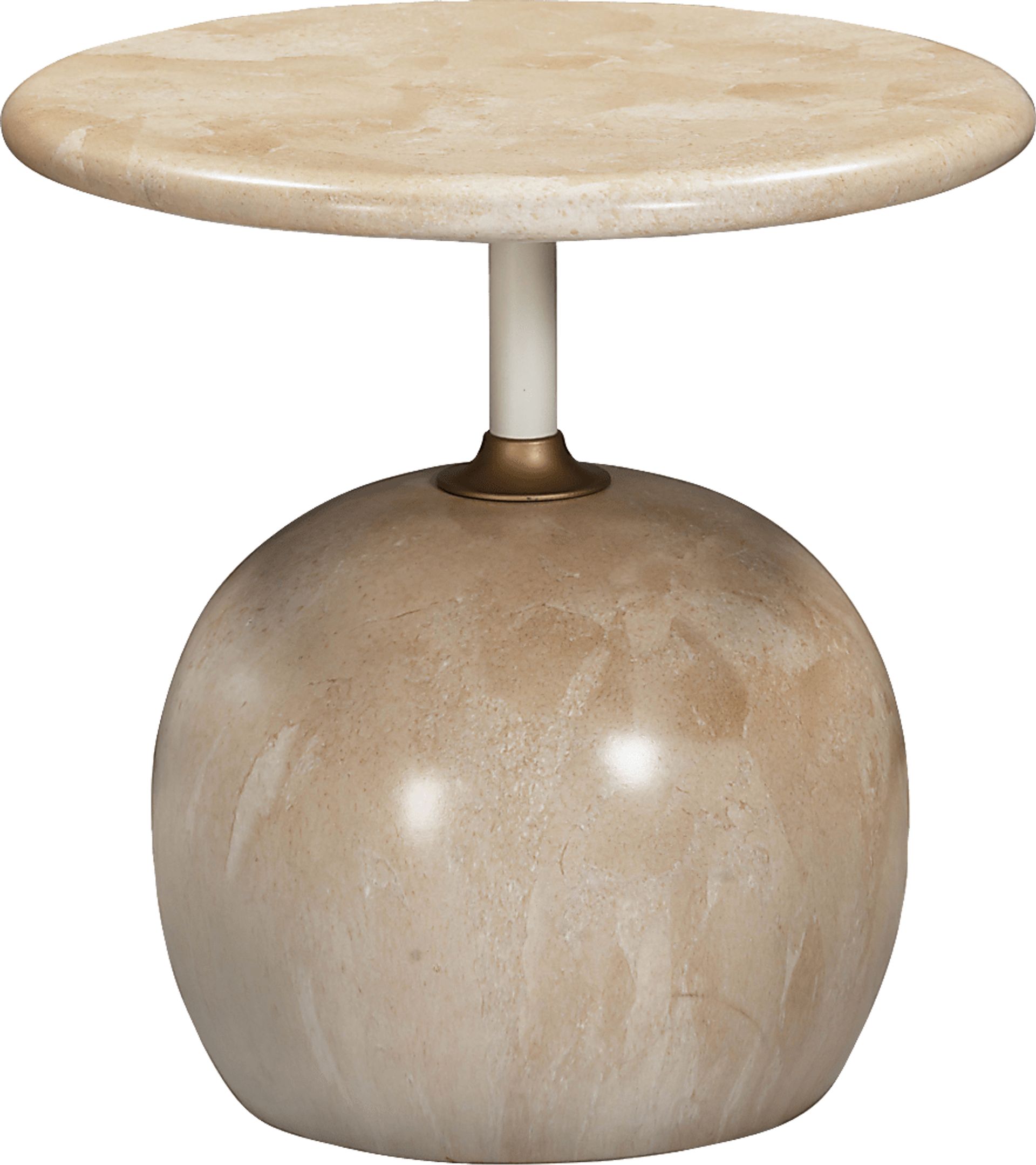 Jeffersonian Beige Accent Table - Image 2