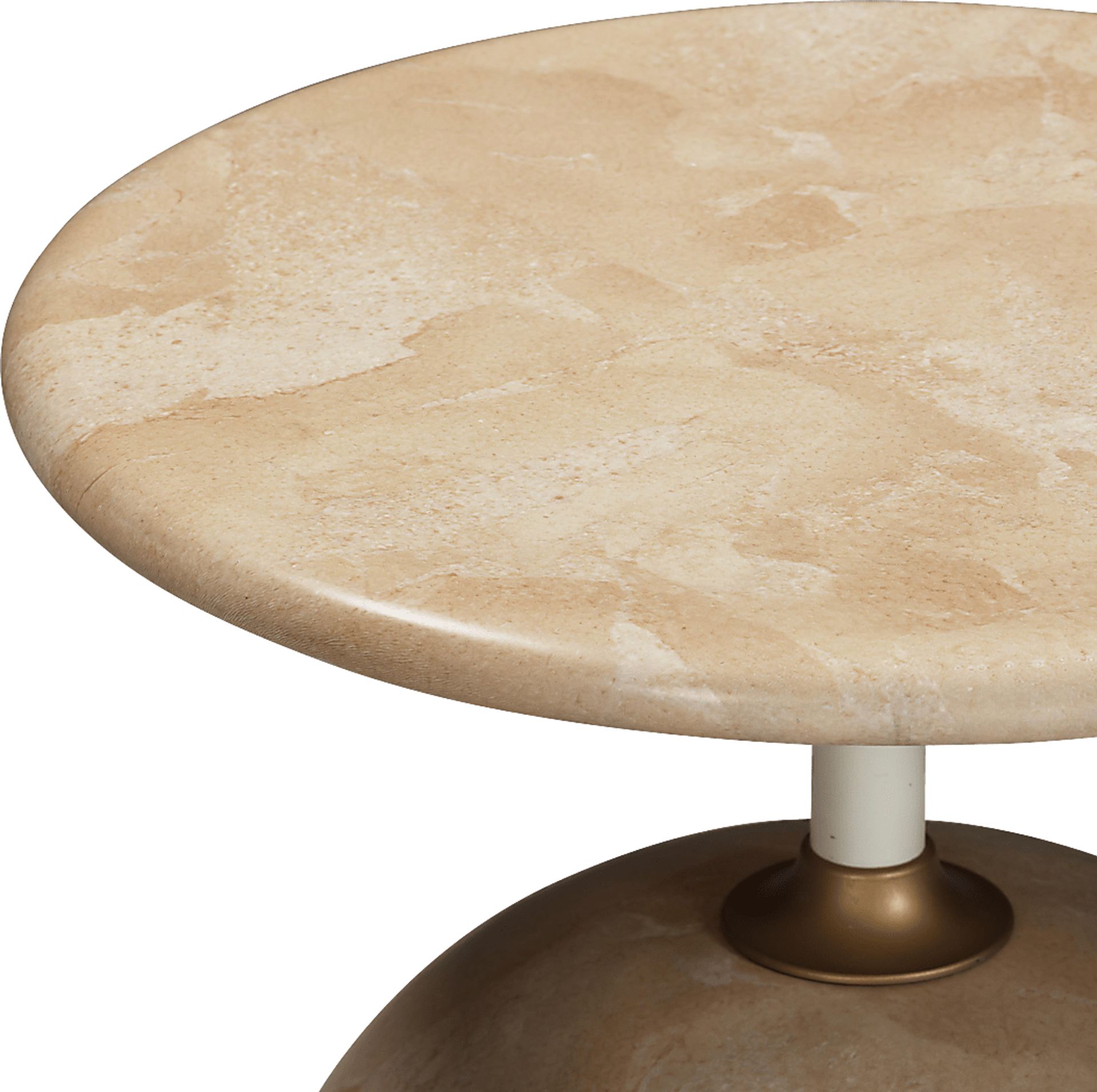 Jeffersonian Beige Accent Table - Image 4