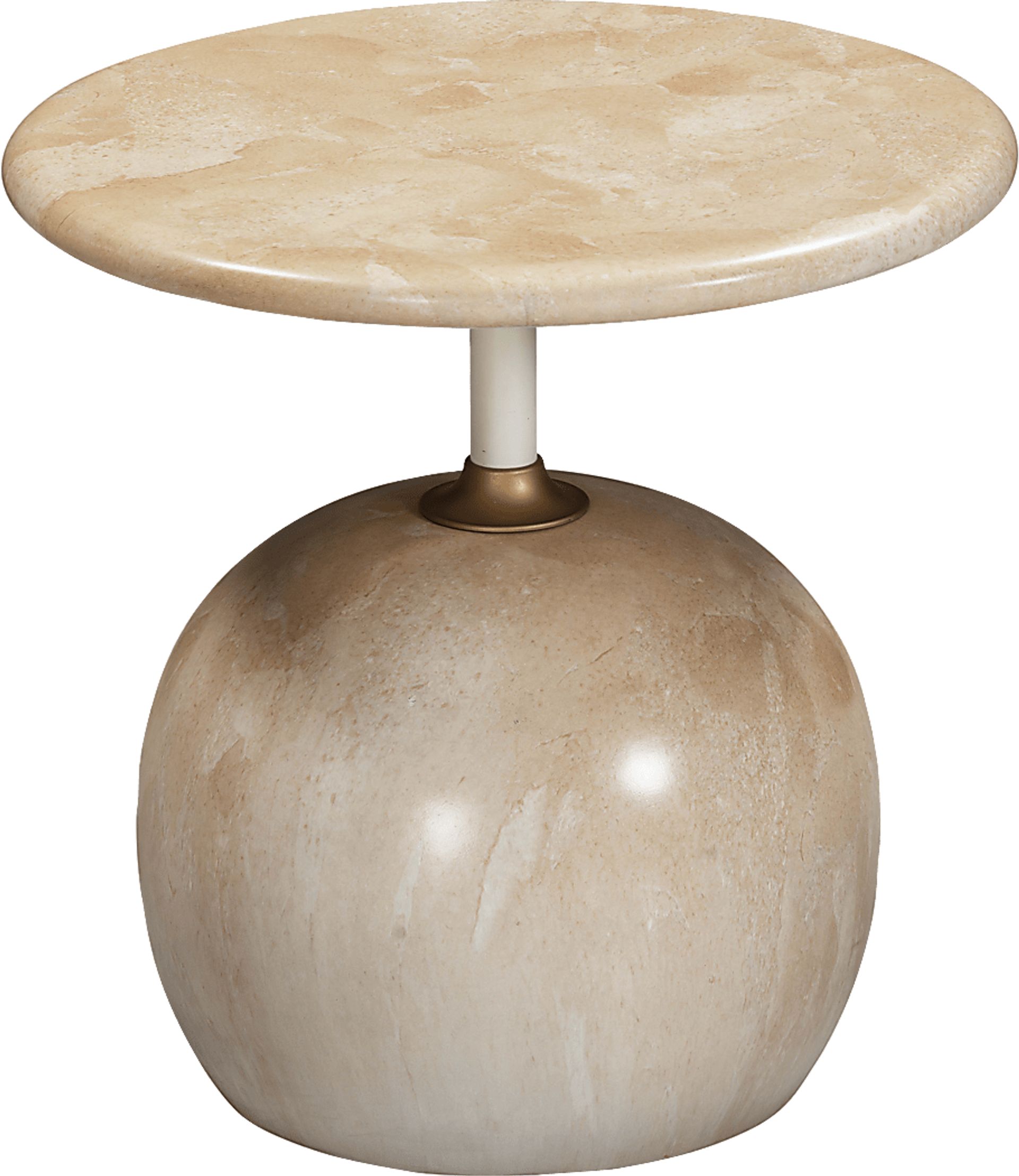 Jeffersonian Beige Accent Table - Image 1