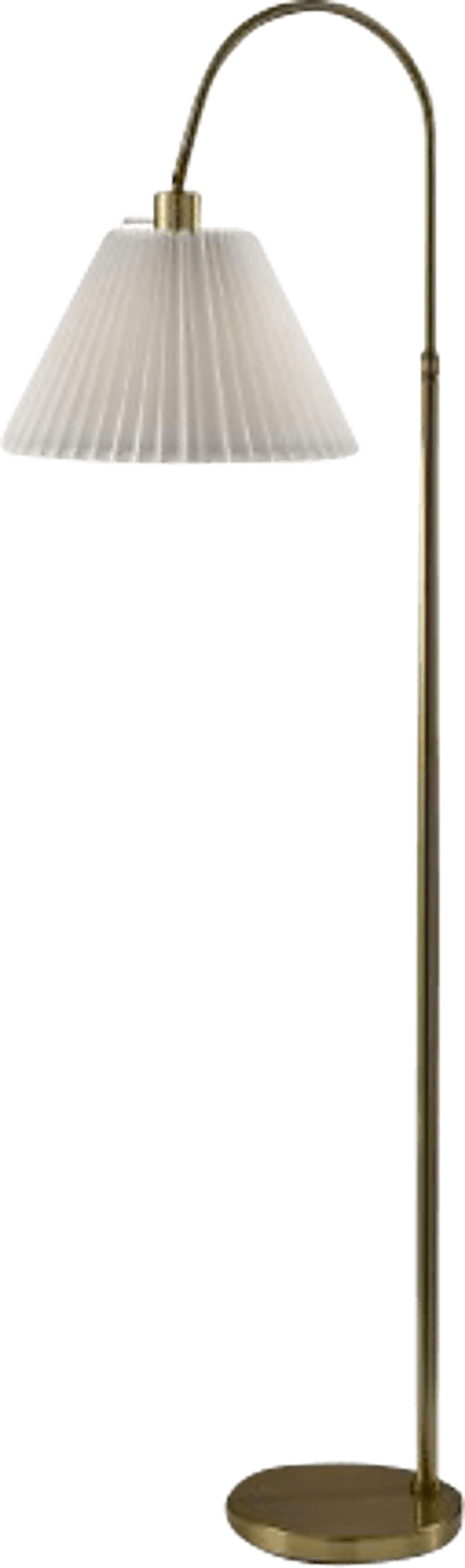 Jeffries Island Brass Floor Lamp - Image 1