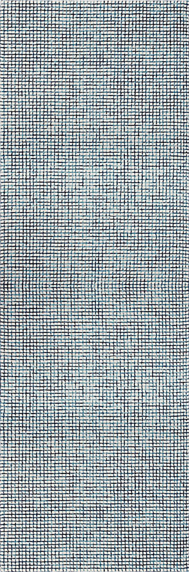 Jeidif Navy 2'6 x 8' Runner Rug - Thumbnail - Image 1