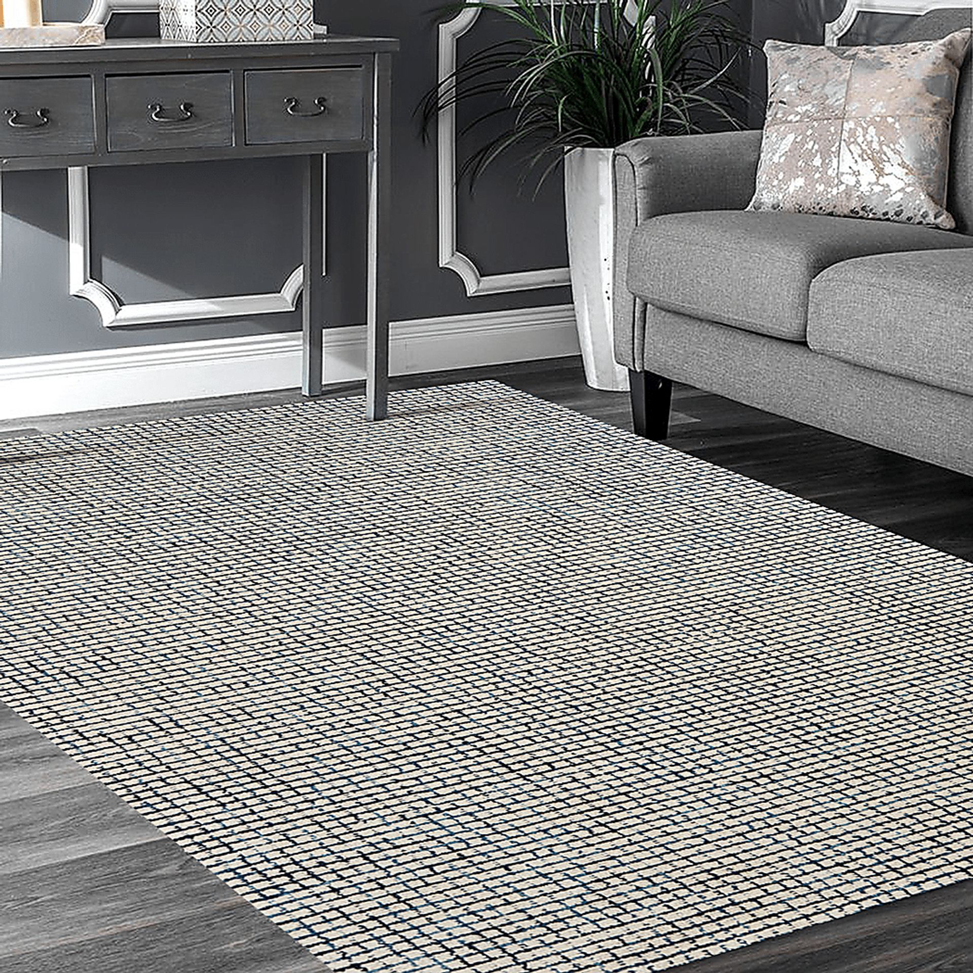 Jeidif Navy 5' x 7'9 Rug - Image 2