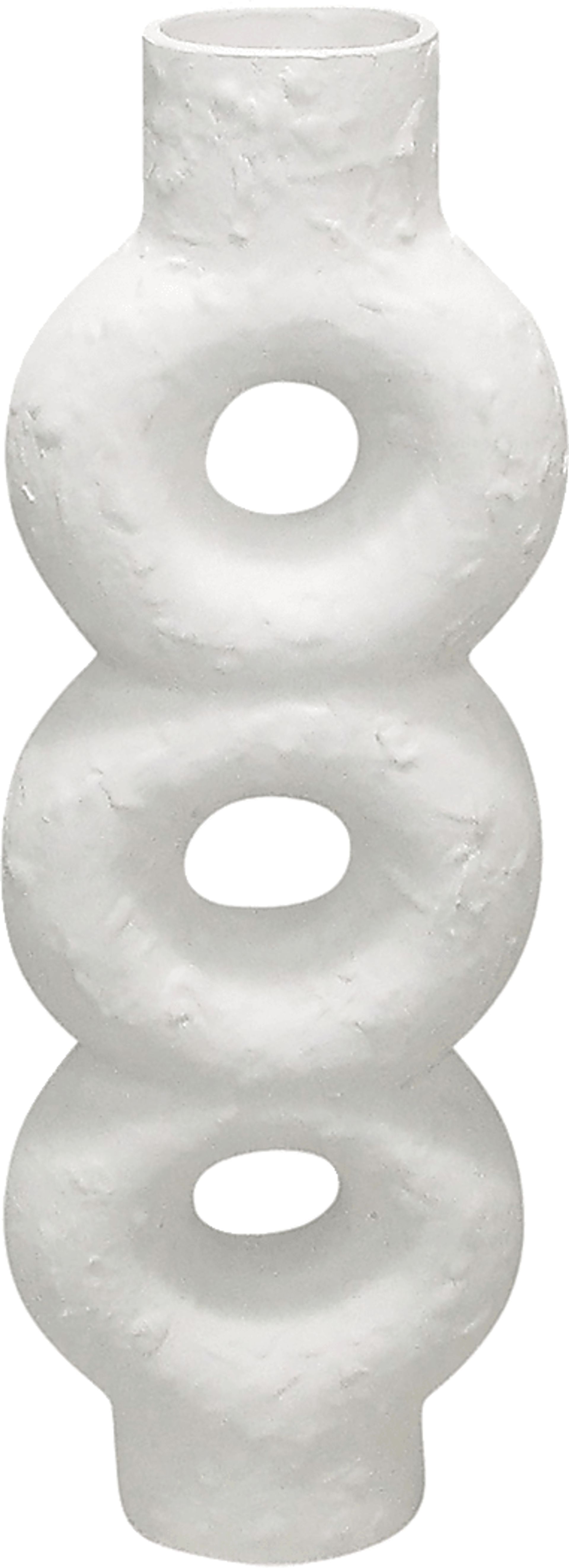 Jellaison White 17 in. Vase - Image 1