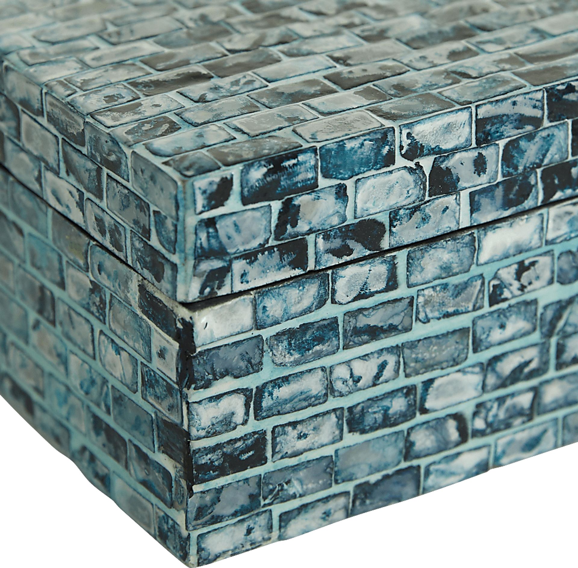 Jemata Blue Decorative Box, Set of 2 - Image 4