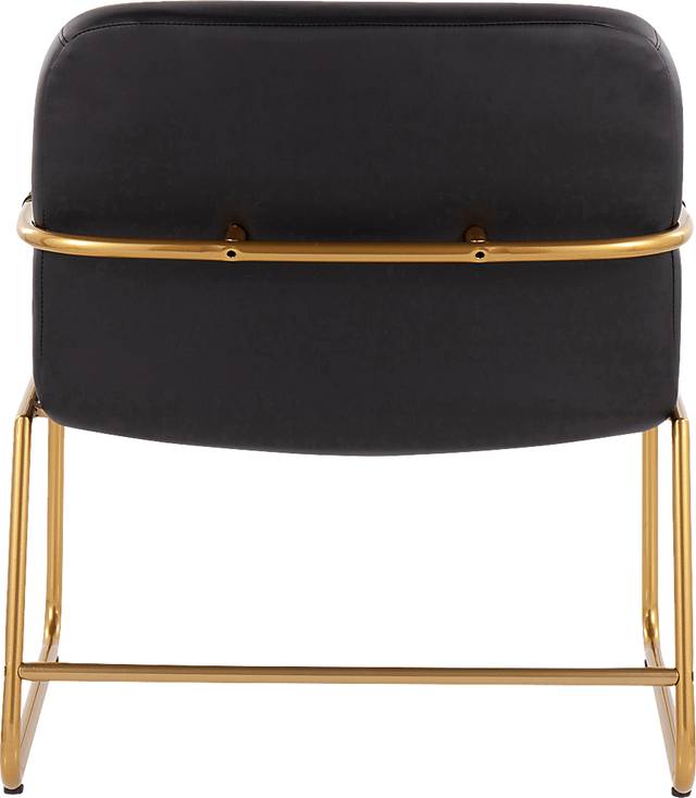 Jemelya Black Accent Chair - Thumbnail - Image 4