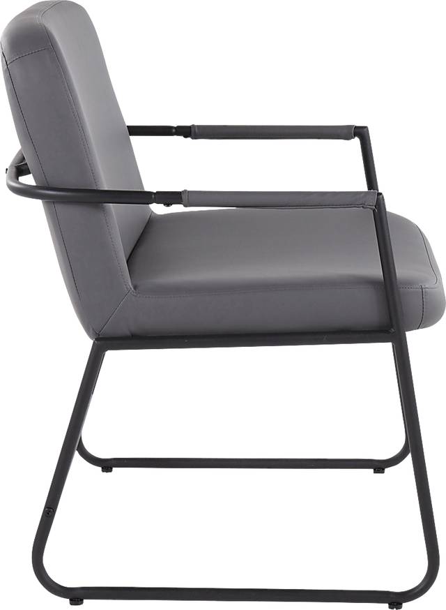 Jemelya Gray Accent Chair - Thumbnail - Image 2