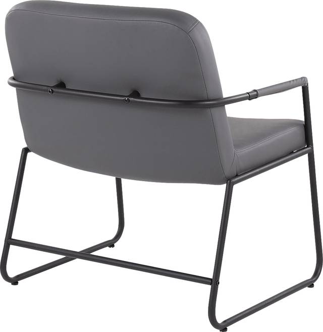 Jemelya Gray Accent Chair - Thumbnail - Image 3