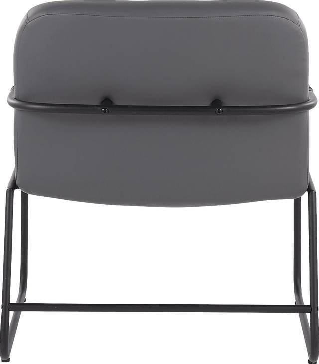 Jemelya Gray Accent Chair - Thumbnail - Image 4