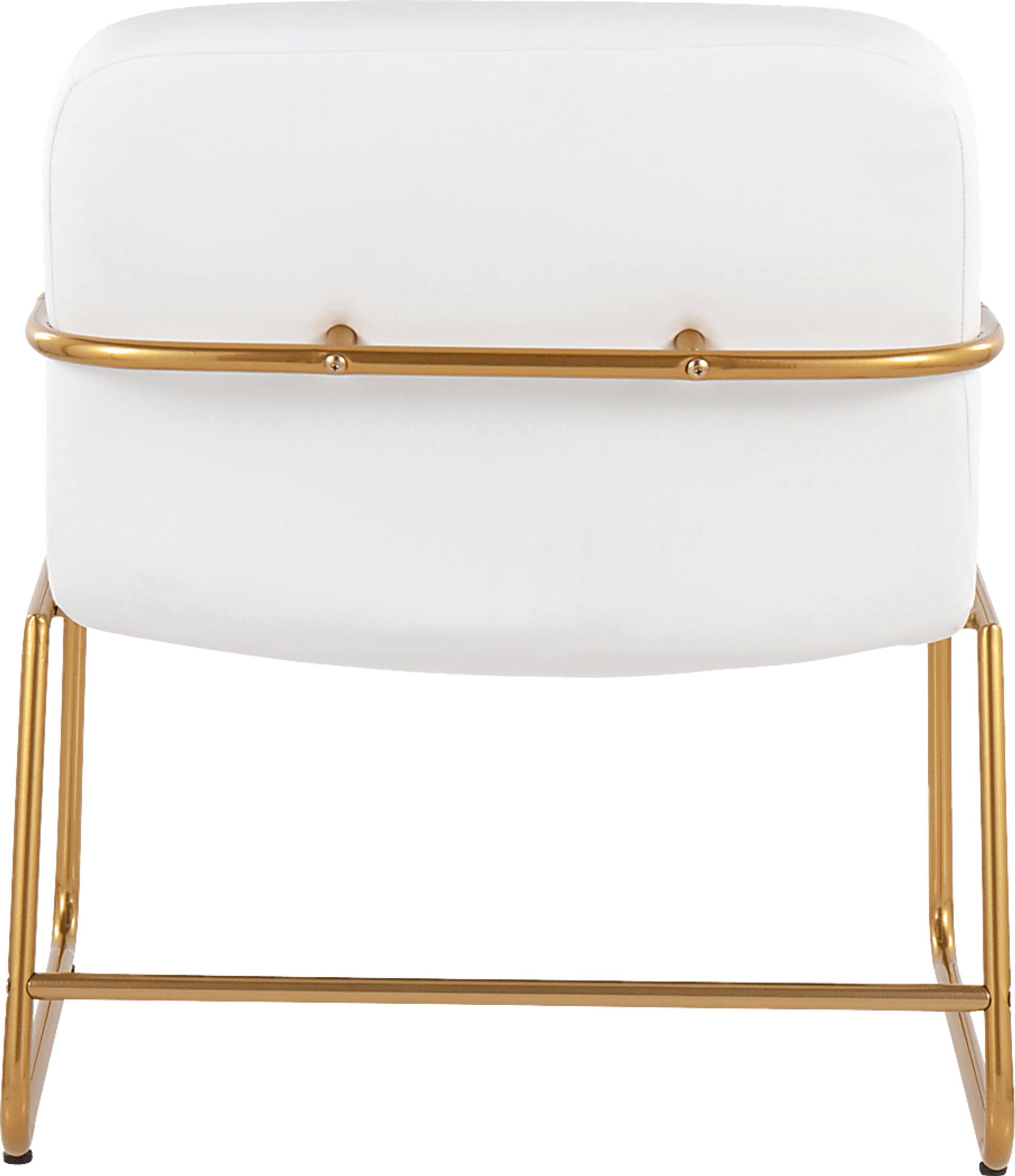 Jemelya White Accent Chair - Image 4