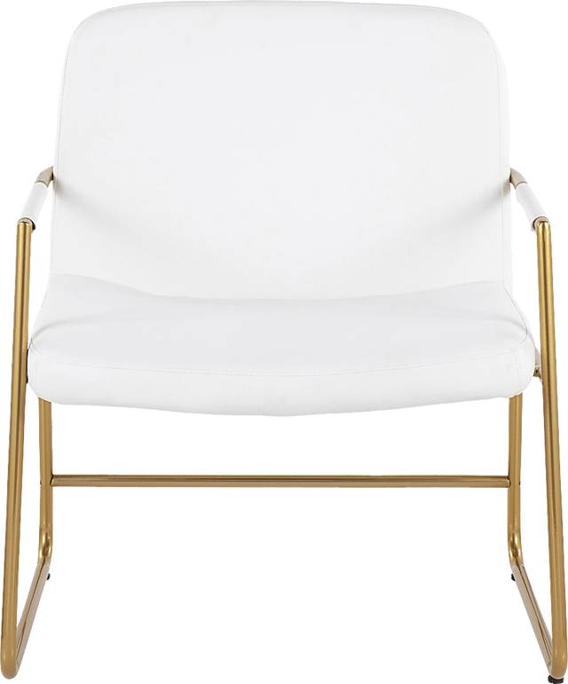Jemelya White Accent Chair - Thumbnail - Image 5