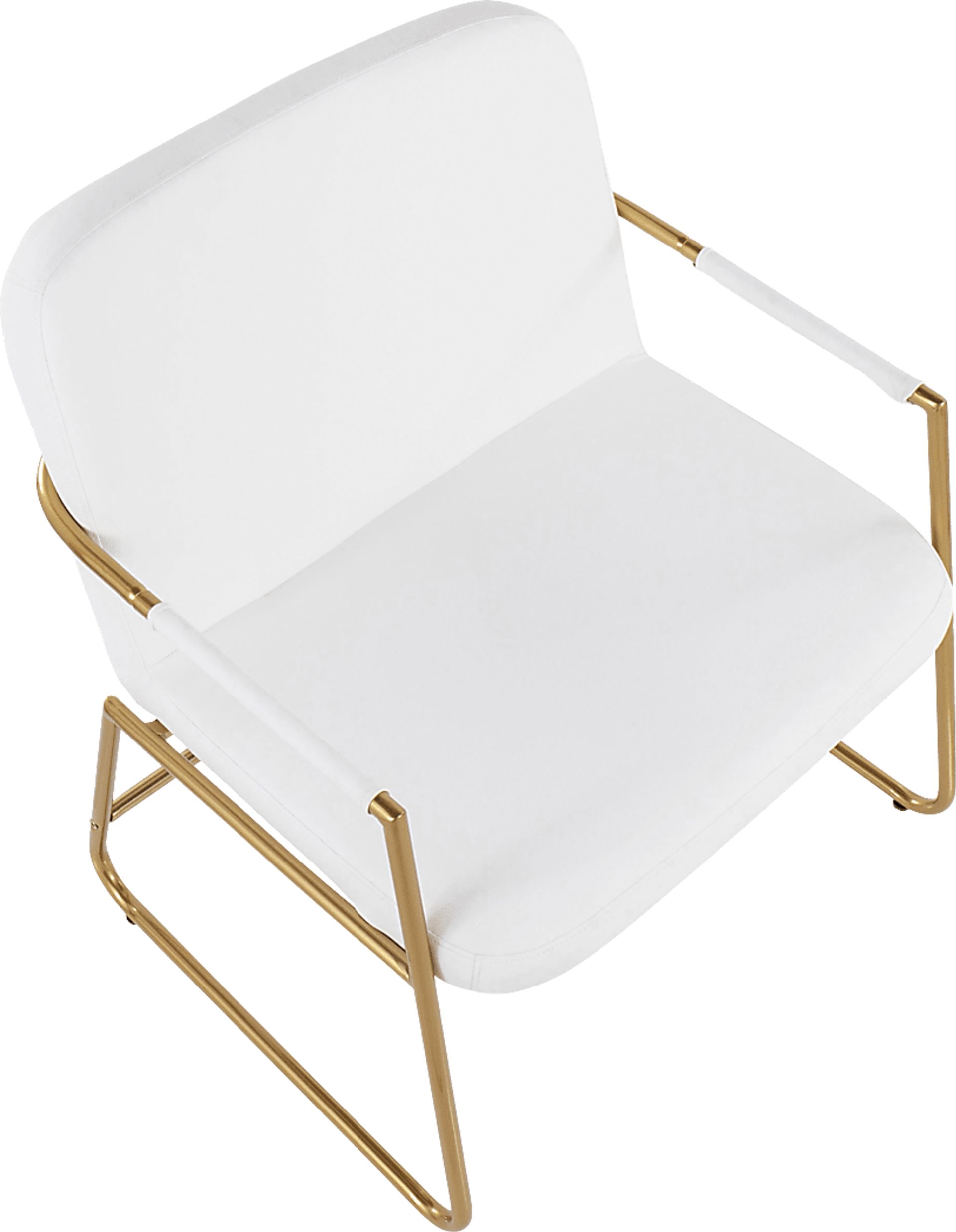 Jemelya White Accent Chair - Image 6