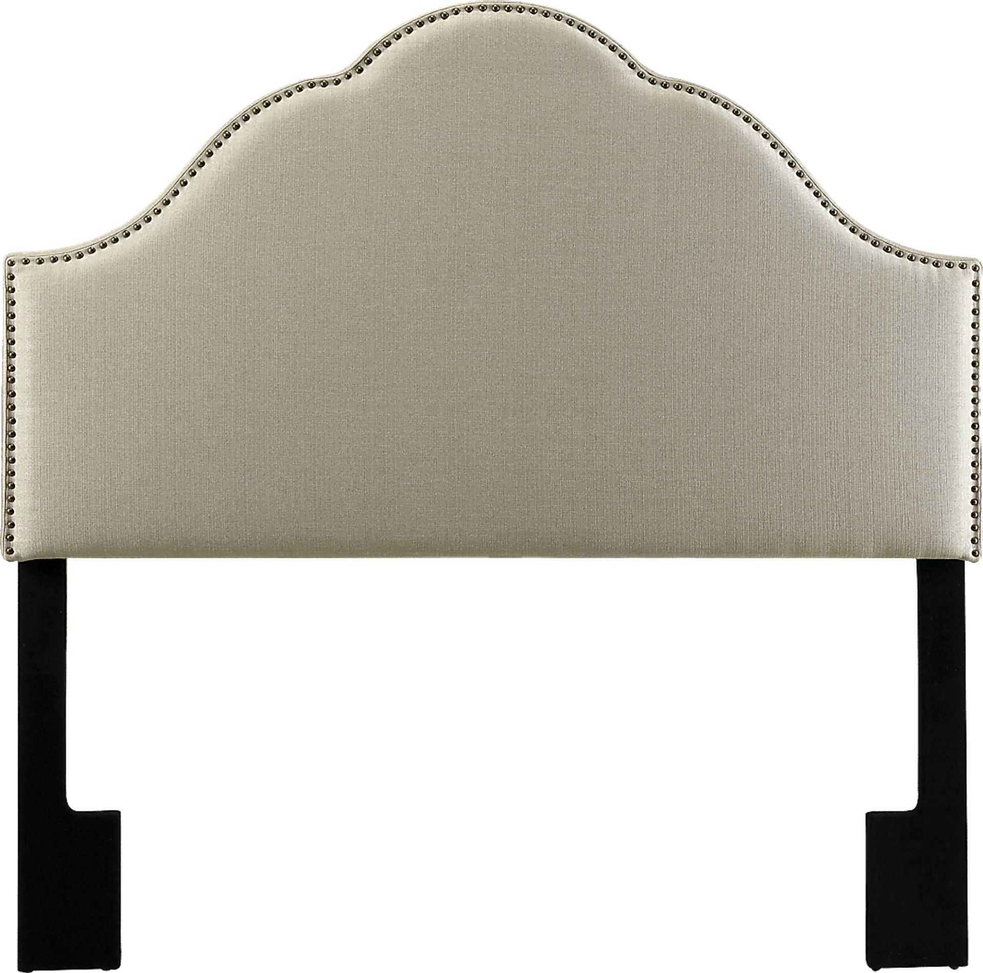 Jemma Oatmeal Queen Upholstered Headboard - Image 1