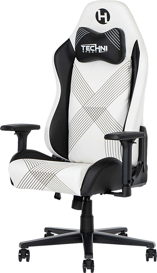 Jemwi White Gaming Chair - Thumbnail 2