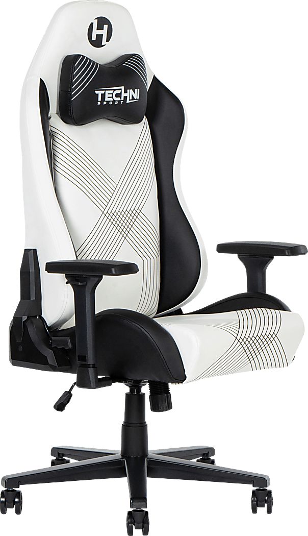 Jemwi White Gaming Chair - Thumbnail 4