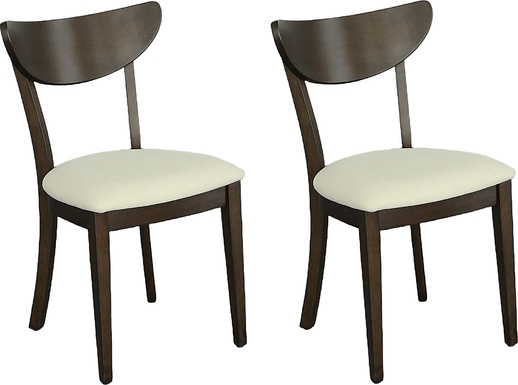 Jenerio Brown Dining Chair, Set of 2
