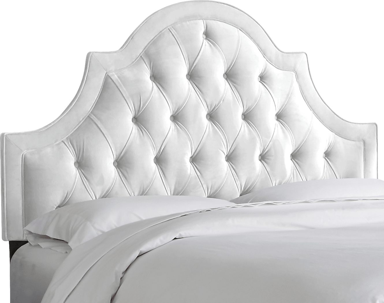Jenessa White Full Upholstered Headboard Rooms To Go