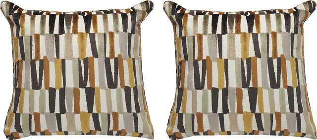 Jenga Gold Pillow, Set of Two - Thumbnail - Image 1