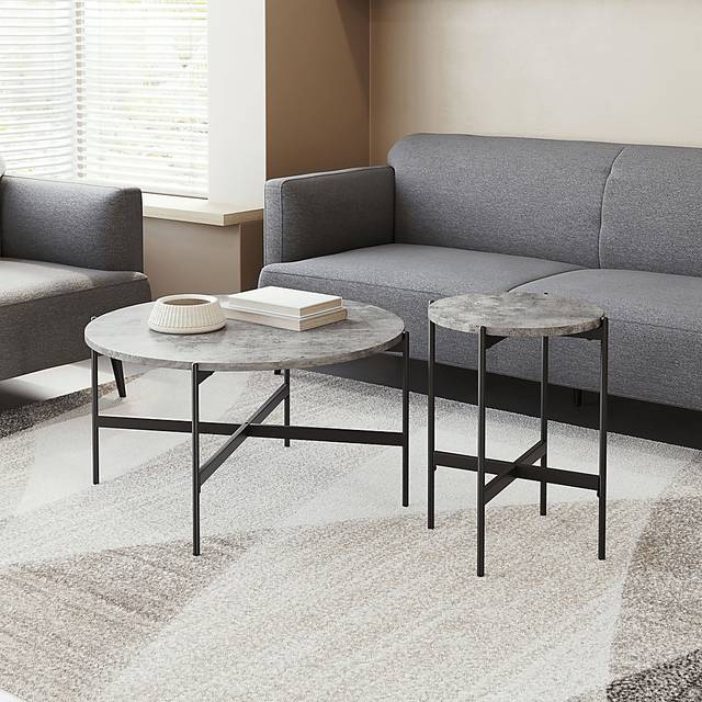 Jenilek Gray Cocktail Table, Set of 2 - Thumbnail - Image 2