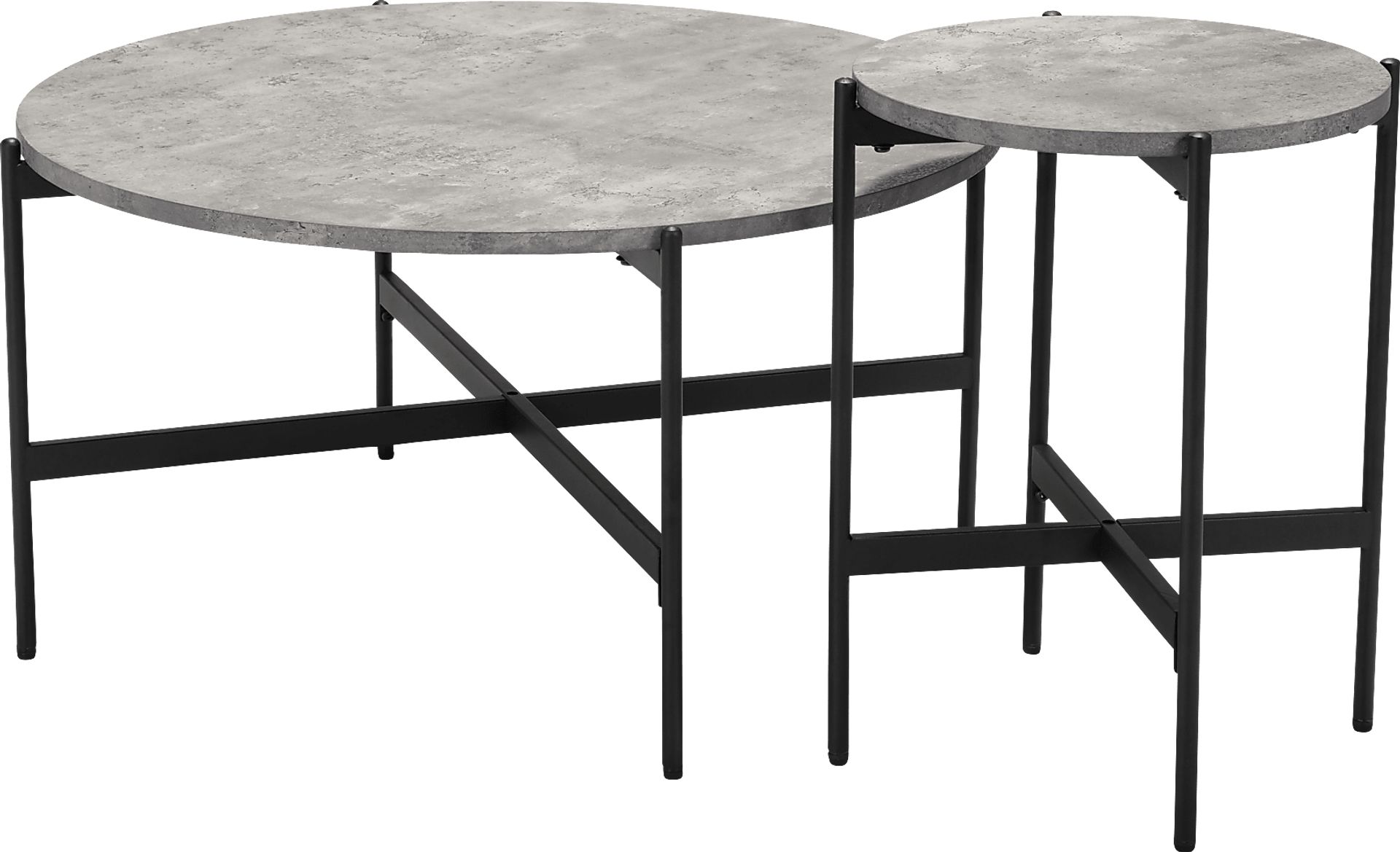 Jenilek Gray Cocktail Table, Set of 2 - Image 3