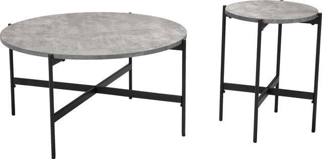 Jenilek Gray Cocktail Table, Set of 2 - Thumbnail - Image 4