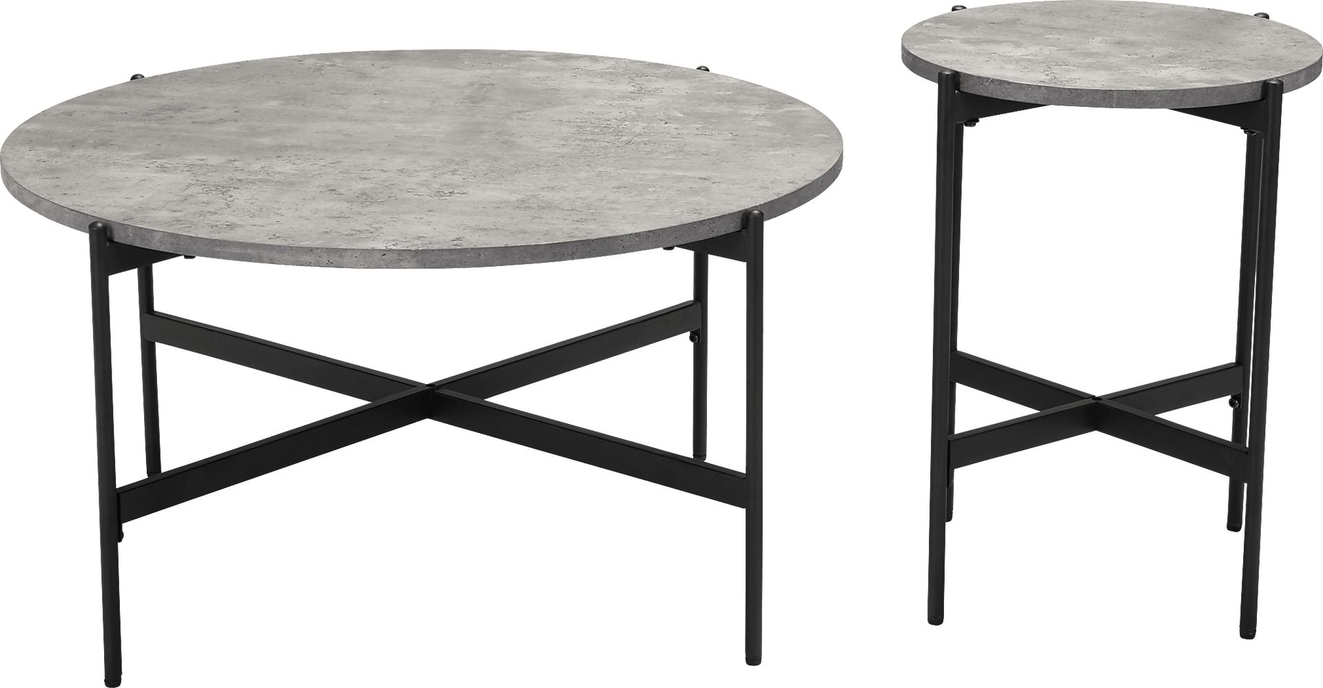 Jenilek Gray Cocktail Table, Set of 2 - Image 5