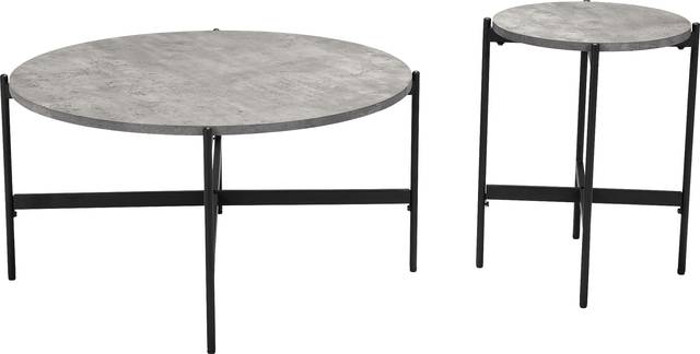 Jenilek Gray Cocktail Table, Set of 2 - Thumbnail - Image 6