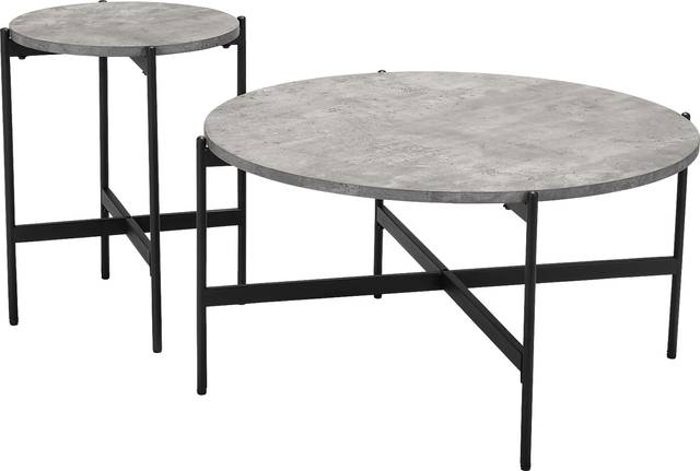 Jenilek Gray Cocktail Table, Set of 2 - Thumbnail - Image 1
