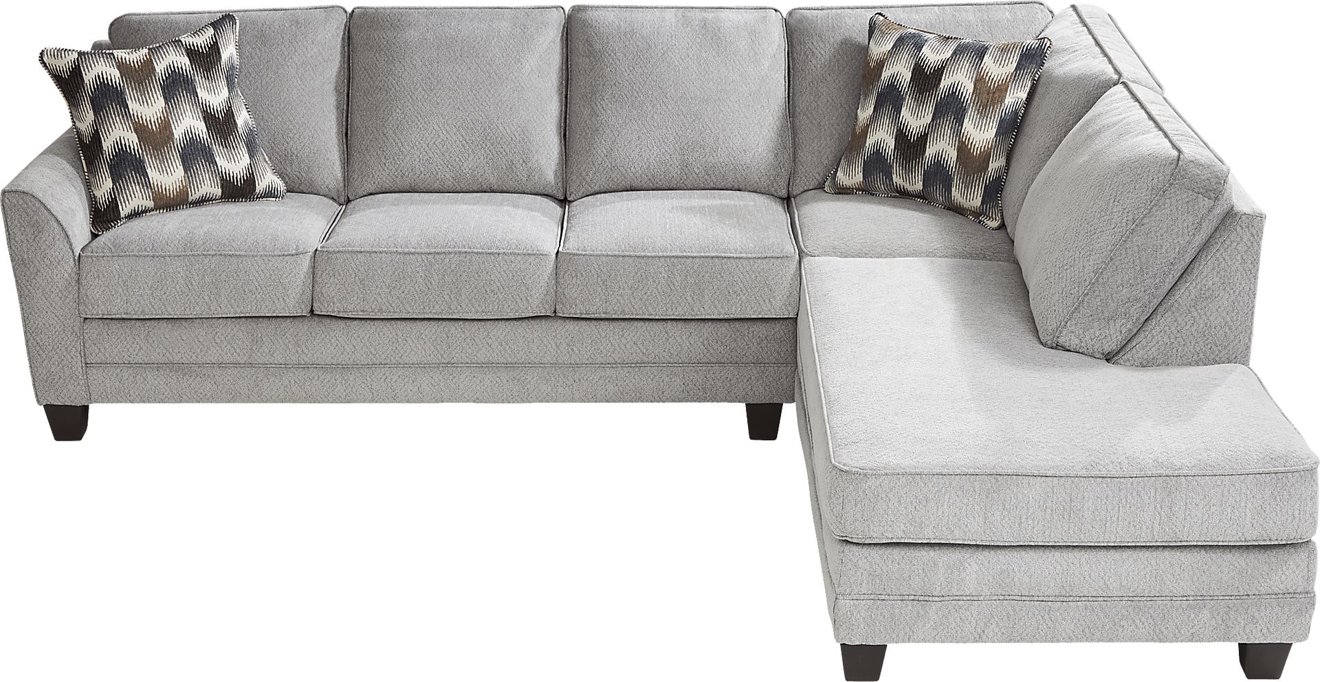 Jenisse Gray 2 Pc Sectional - Image 3