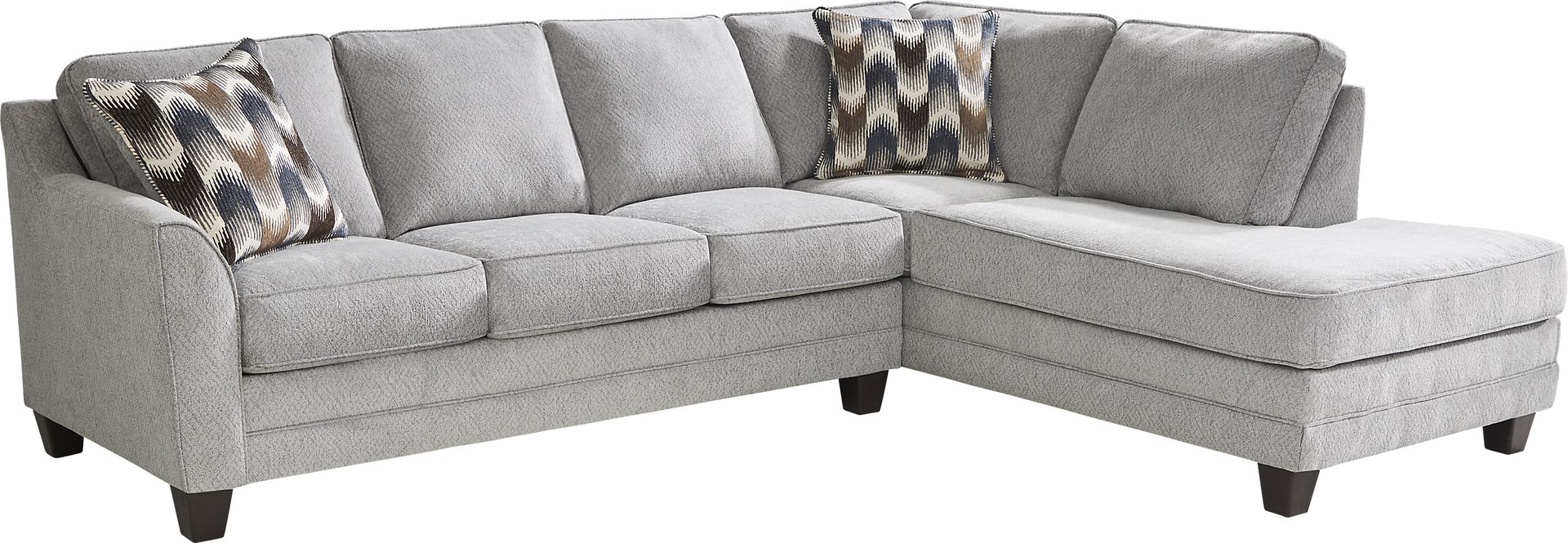Jenisse Gray 2 Pc Sectional - Image 4