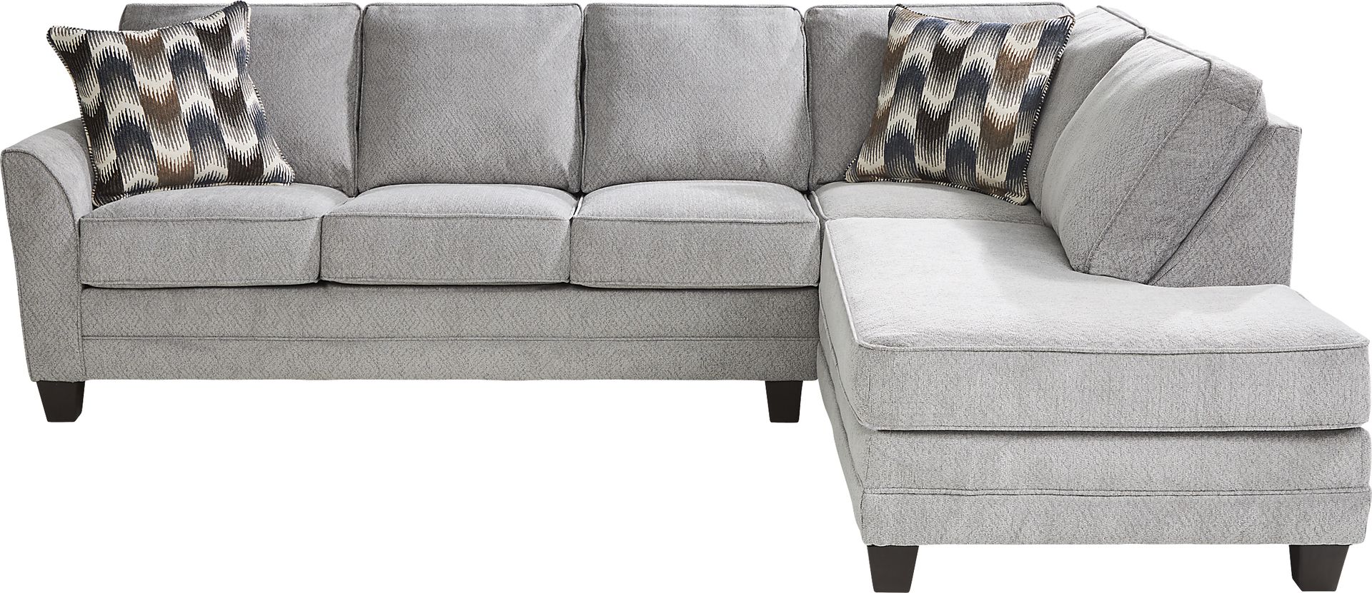 Jenisse Gray 2 Pc Sectional - Image 1