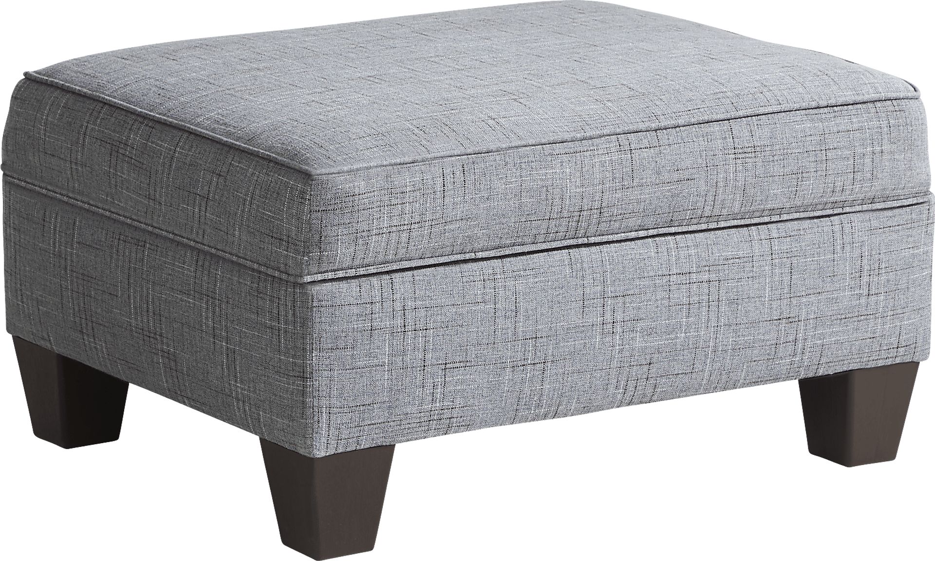 Jenisse Gray Storage Ottoman - Image 3
