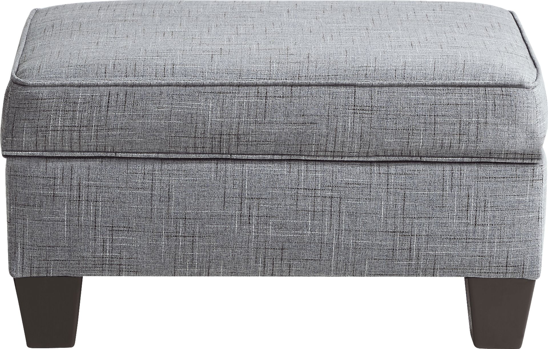 Jenisse Gray Storage Ottoman - Image 1