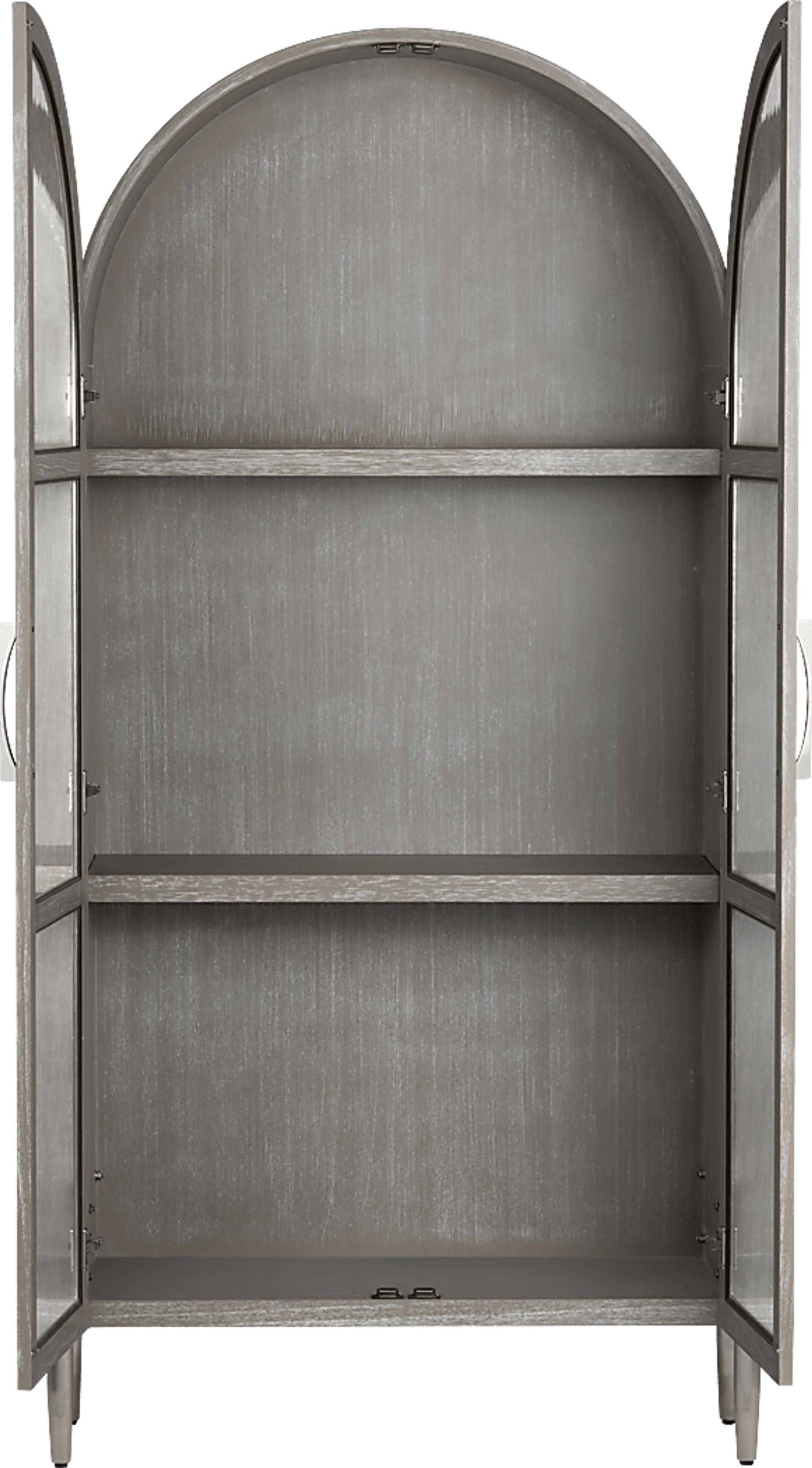 Jenkins Khaki Two Door Cabinet - Image 2