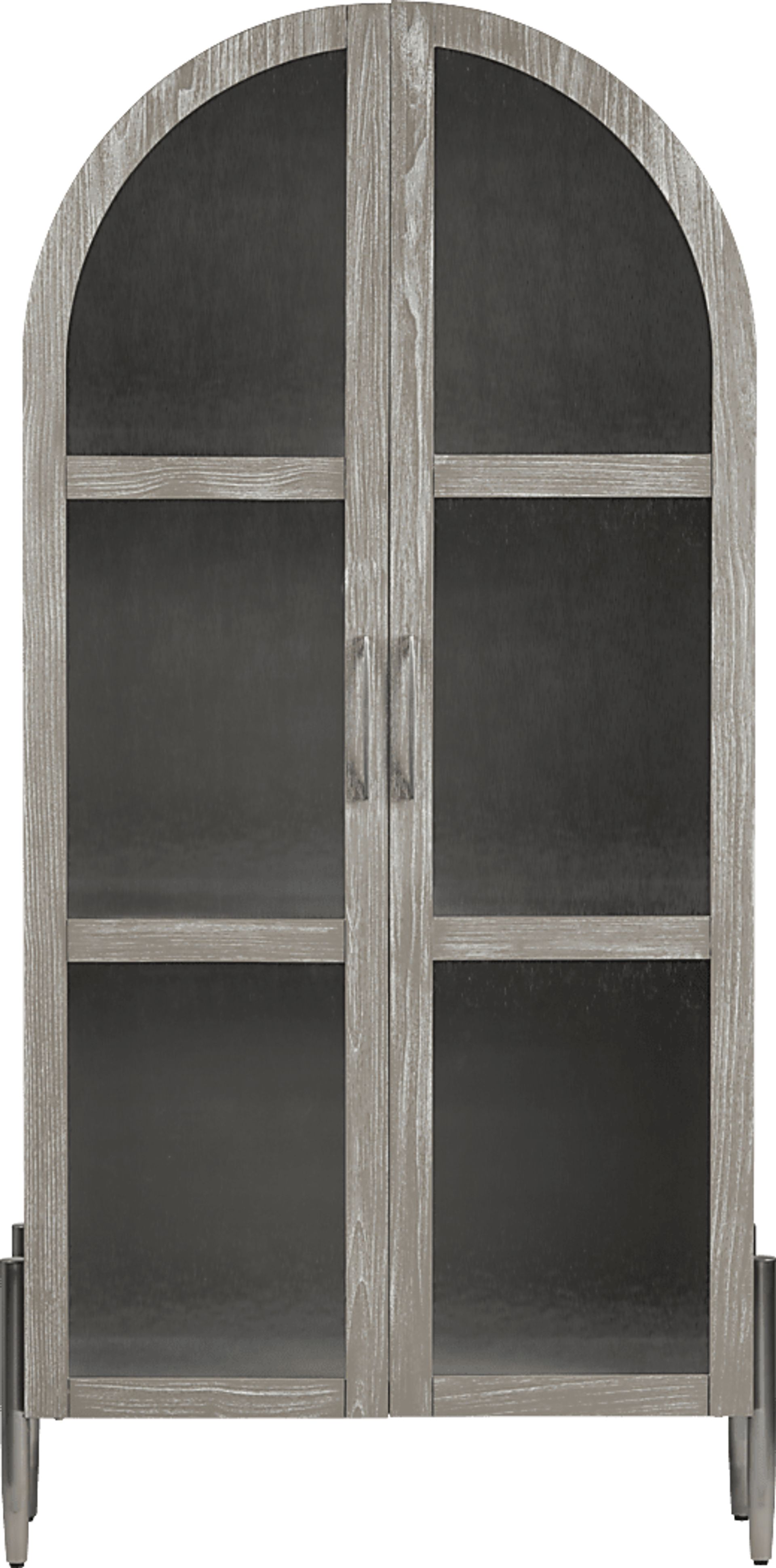 Jenkins Khaki Two Door Cabinet - Image 1