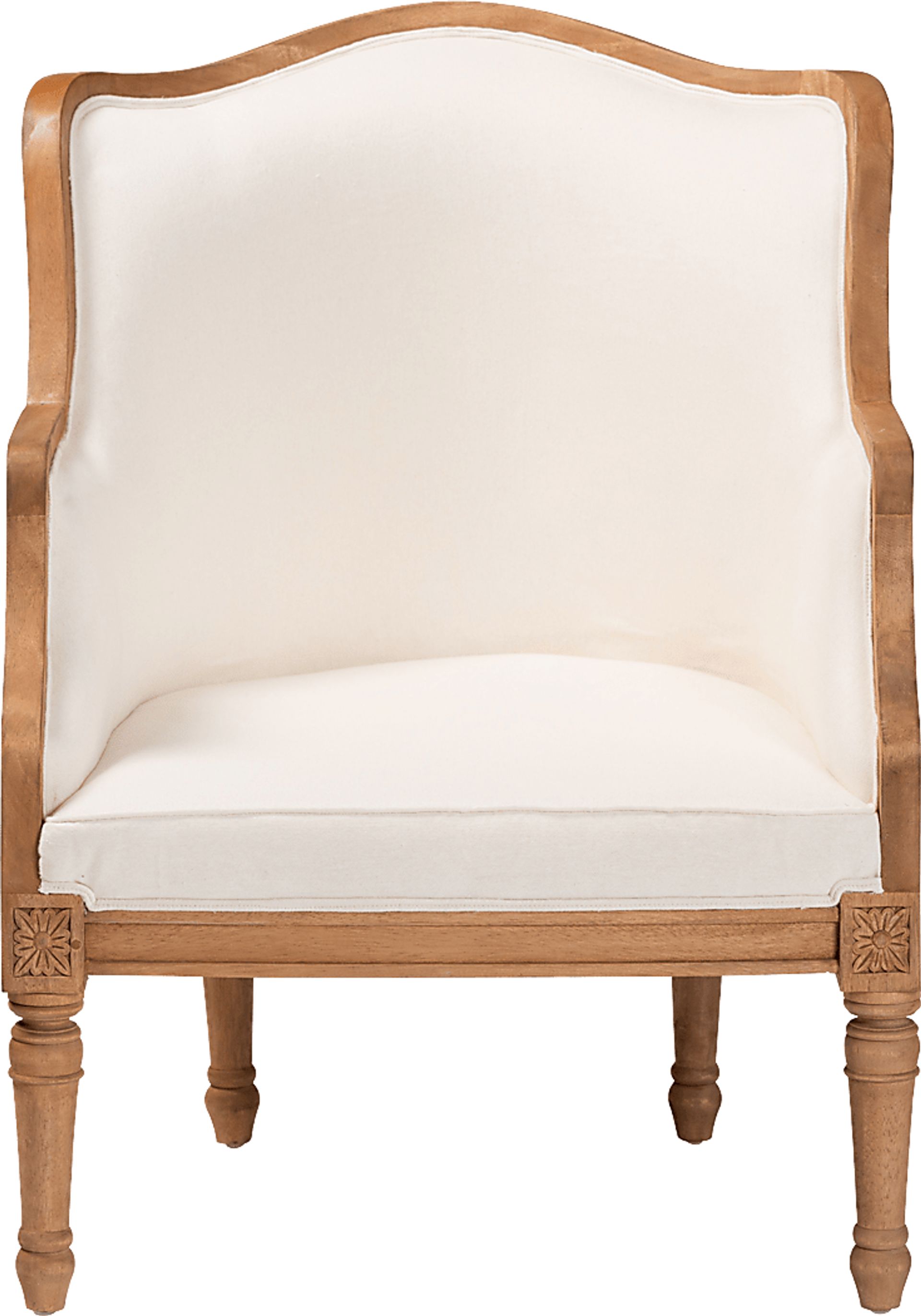 Jenness Oak Accent Chair - Image 4