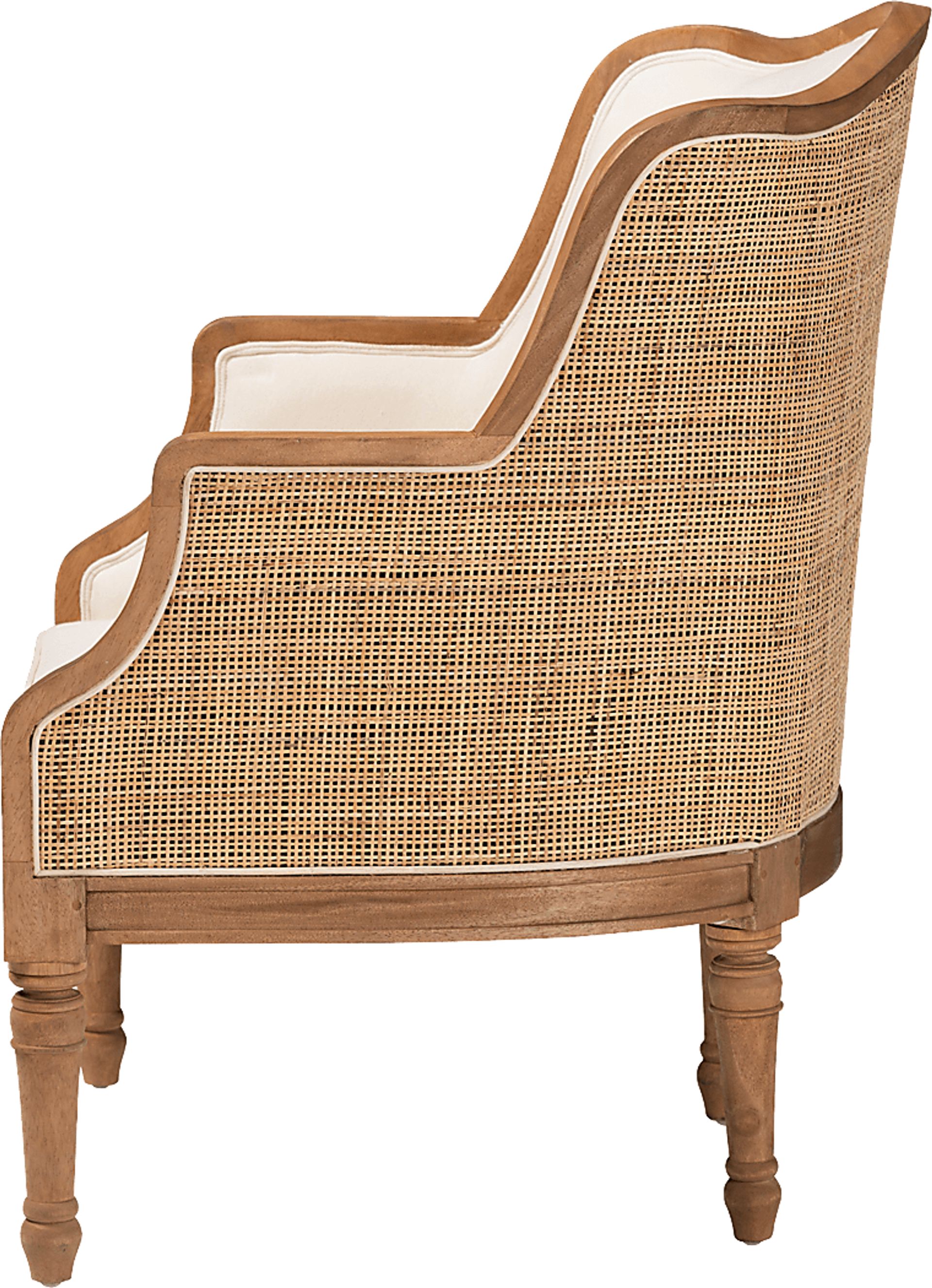 Jenness Oak Accent Chair - Image 5