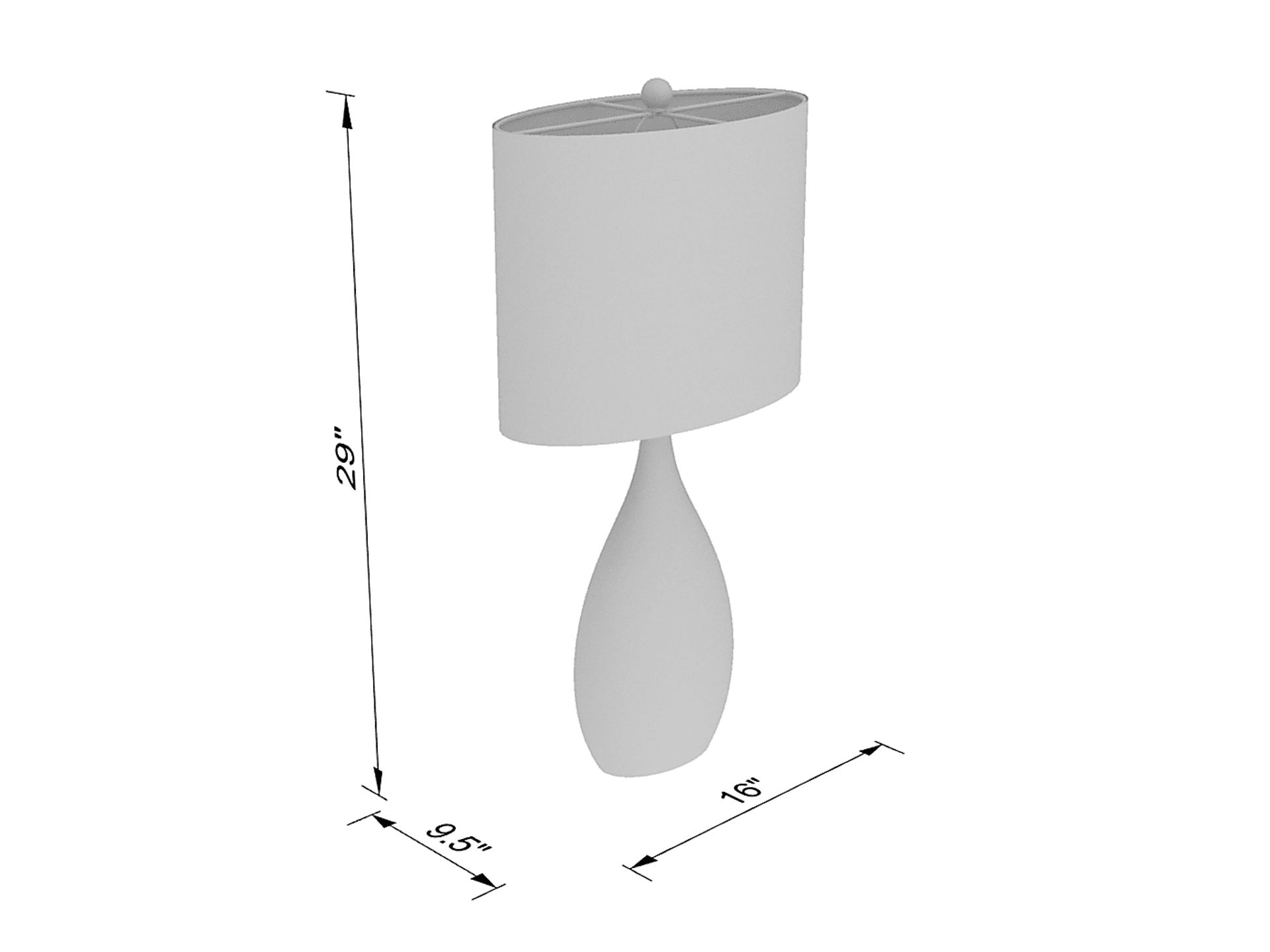 Jennichelle Hollow Black Lamp - Image 5