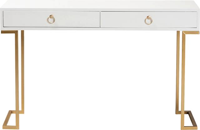 Jenniches White Sofa Table - Thumbnail - Image 3