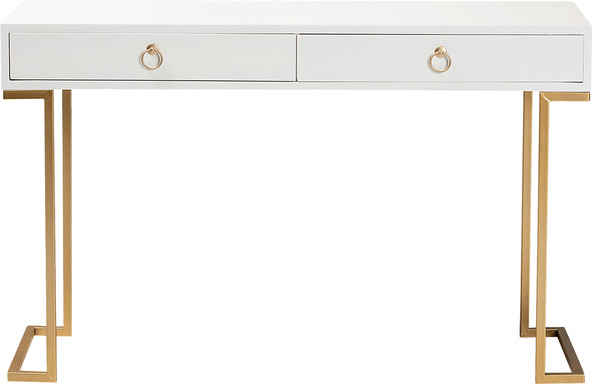Jenniches White Sofa Table - Image 3