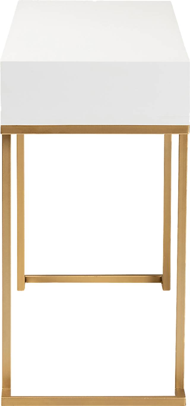Jenniches White Sofa Table - Thumbnail - Image 4