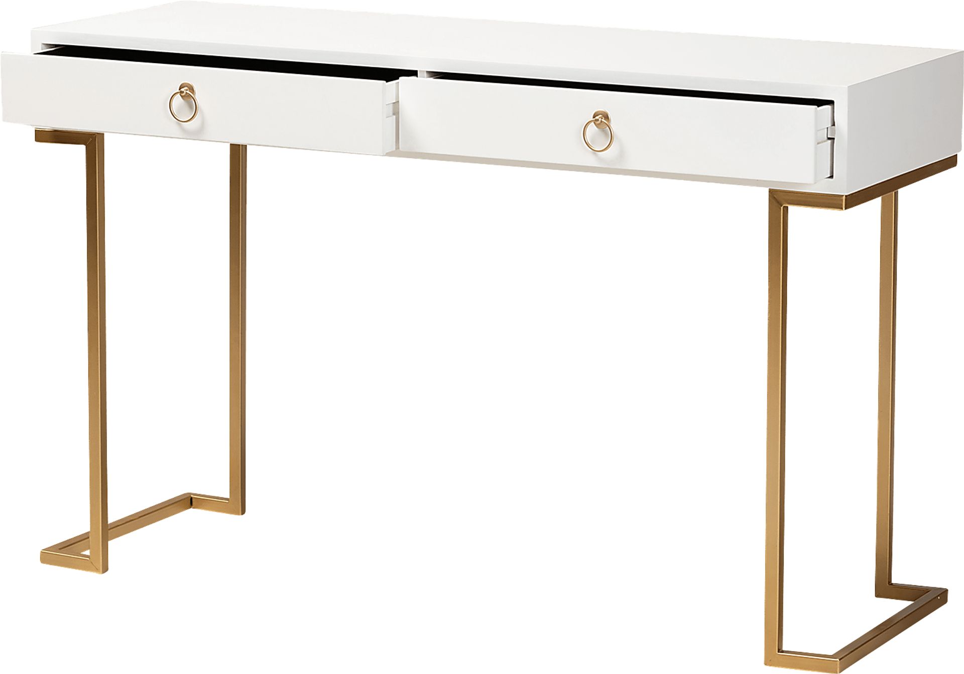 Jenniches White Sofa Table - Image 5