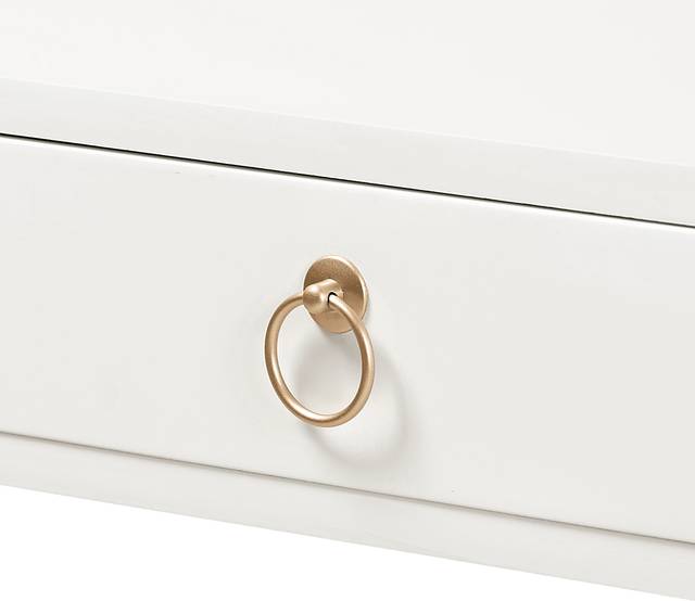 Jenniches White Sofa Table - Thumbnail - Image 6