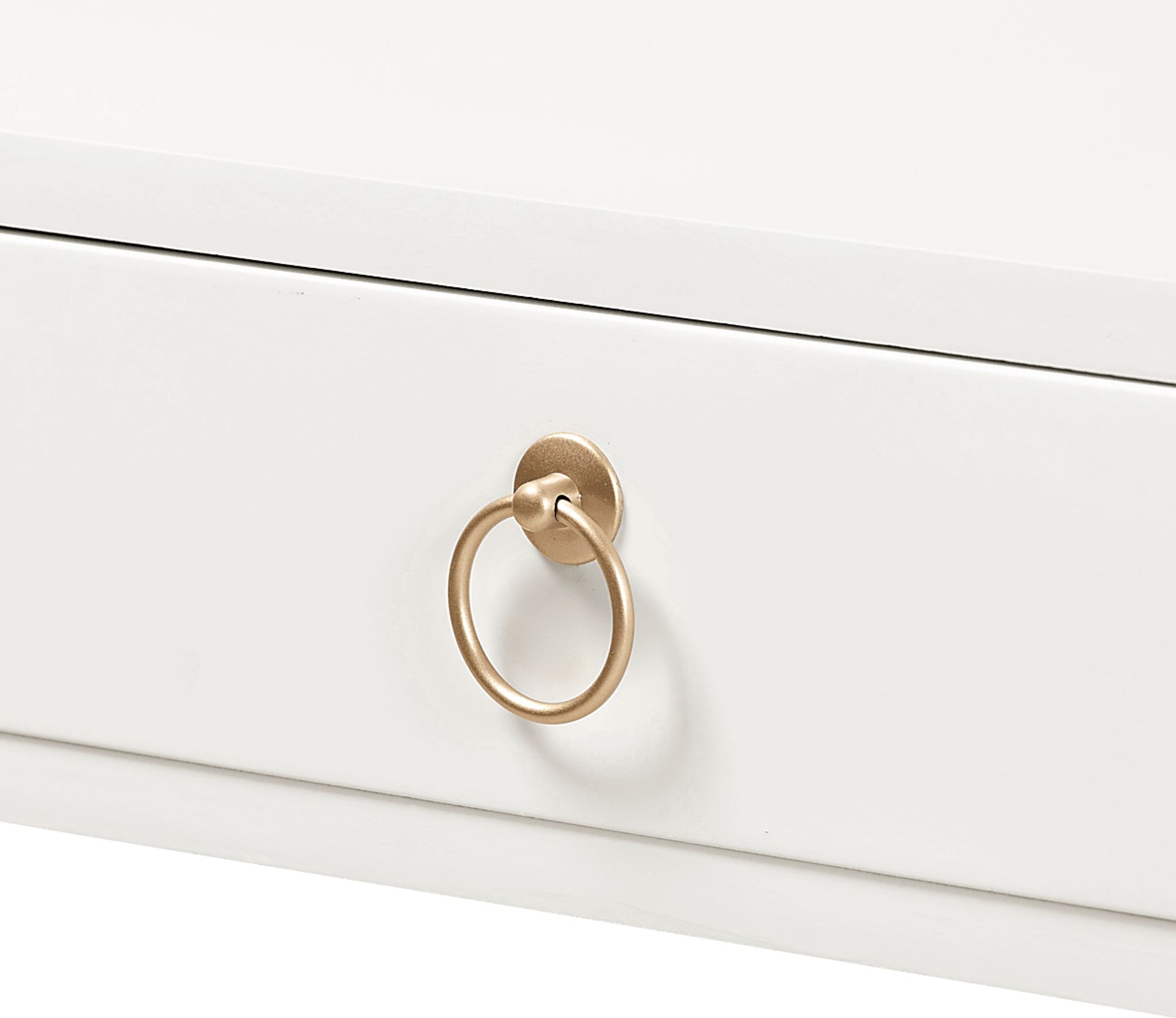 Jenniches White Sofa Table - Image 6