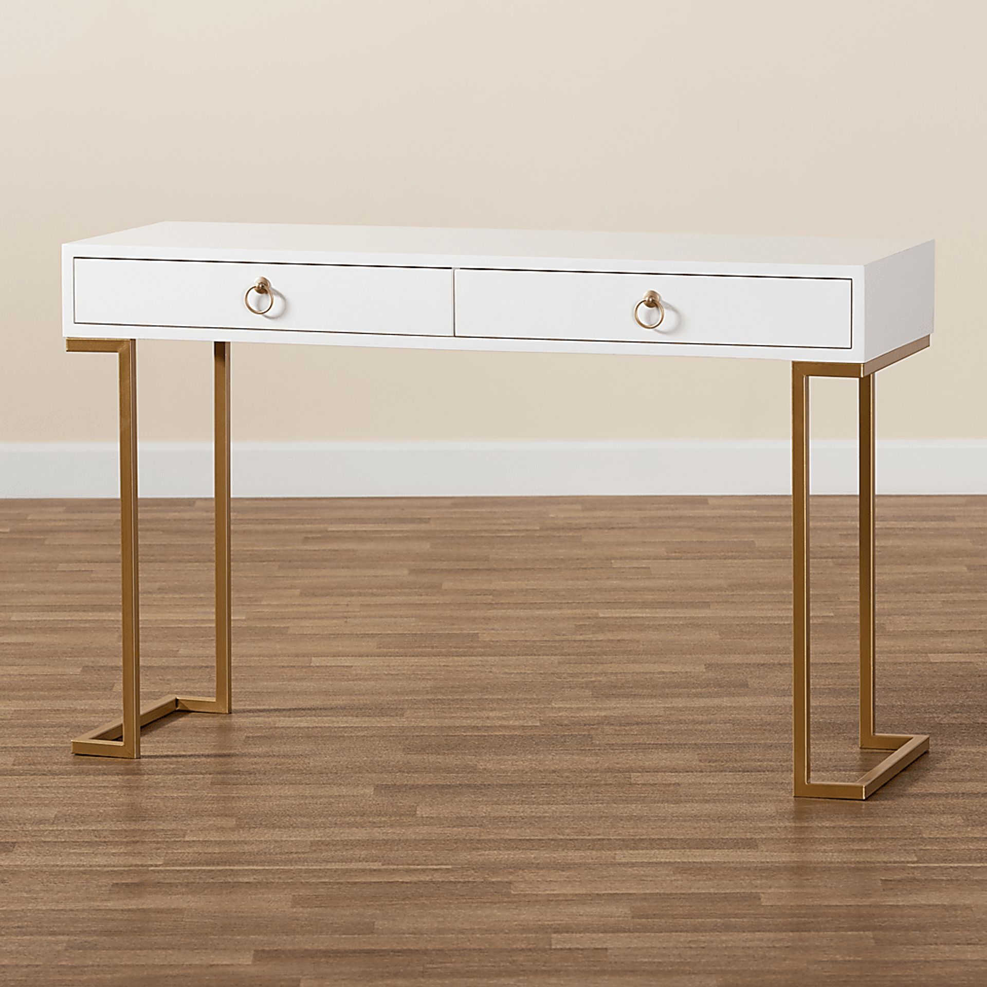 Jenniches White Sofa Table - Image 9