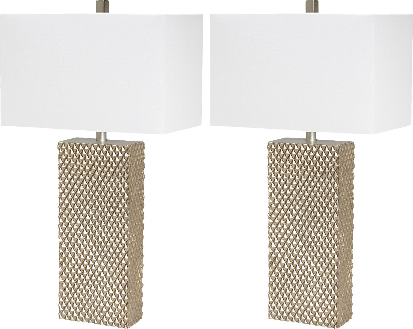 Jennifique Cave Gold Table Lamps, Set of 2