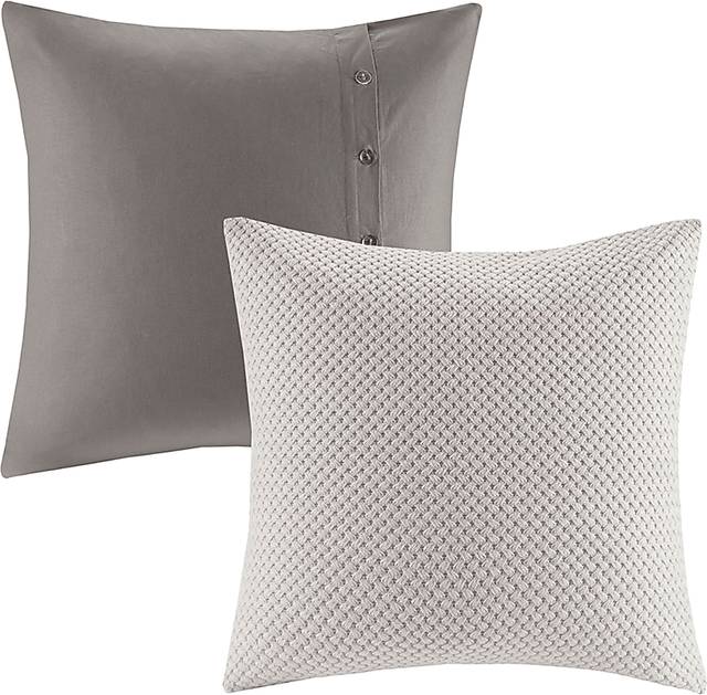 Jennix Gray Queen Comforter Set - Thumbnail - Image 5