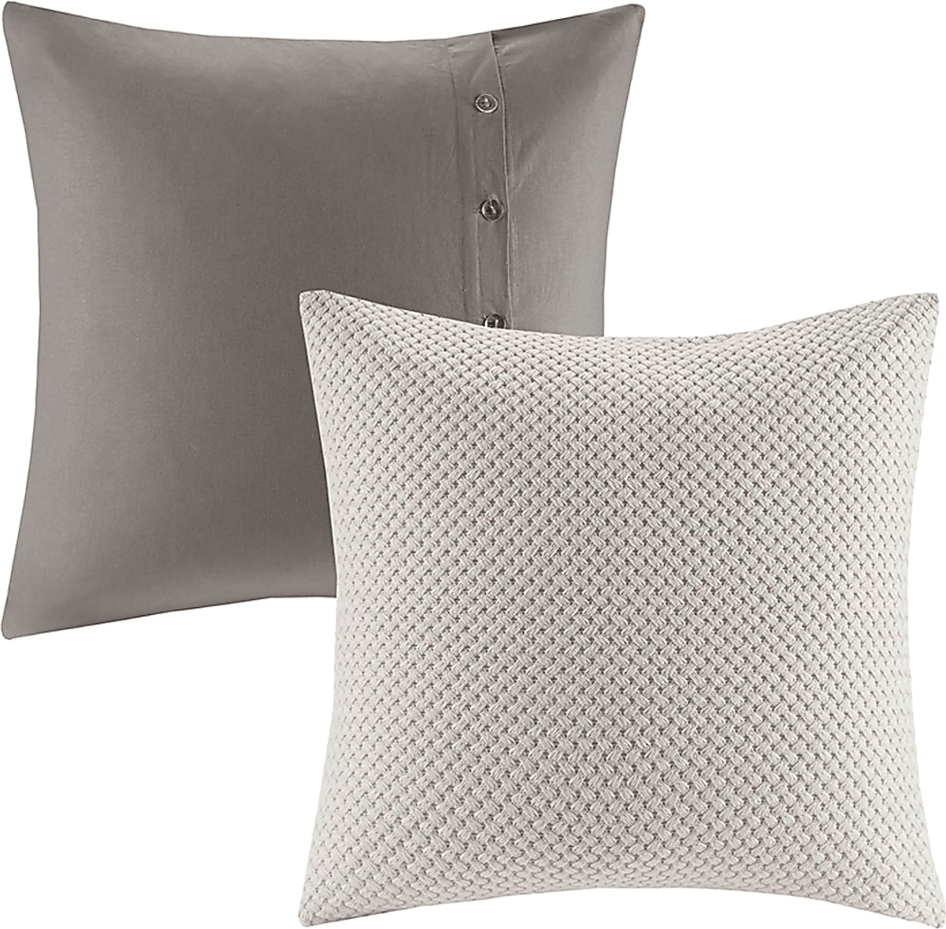 Jennix Gray Queen Comforter Set - Image 5