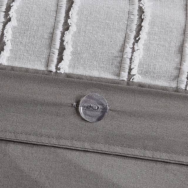 Jennix Gray Queen Comforter Set - Thumbnail - Image 8