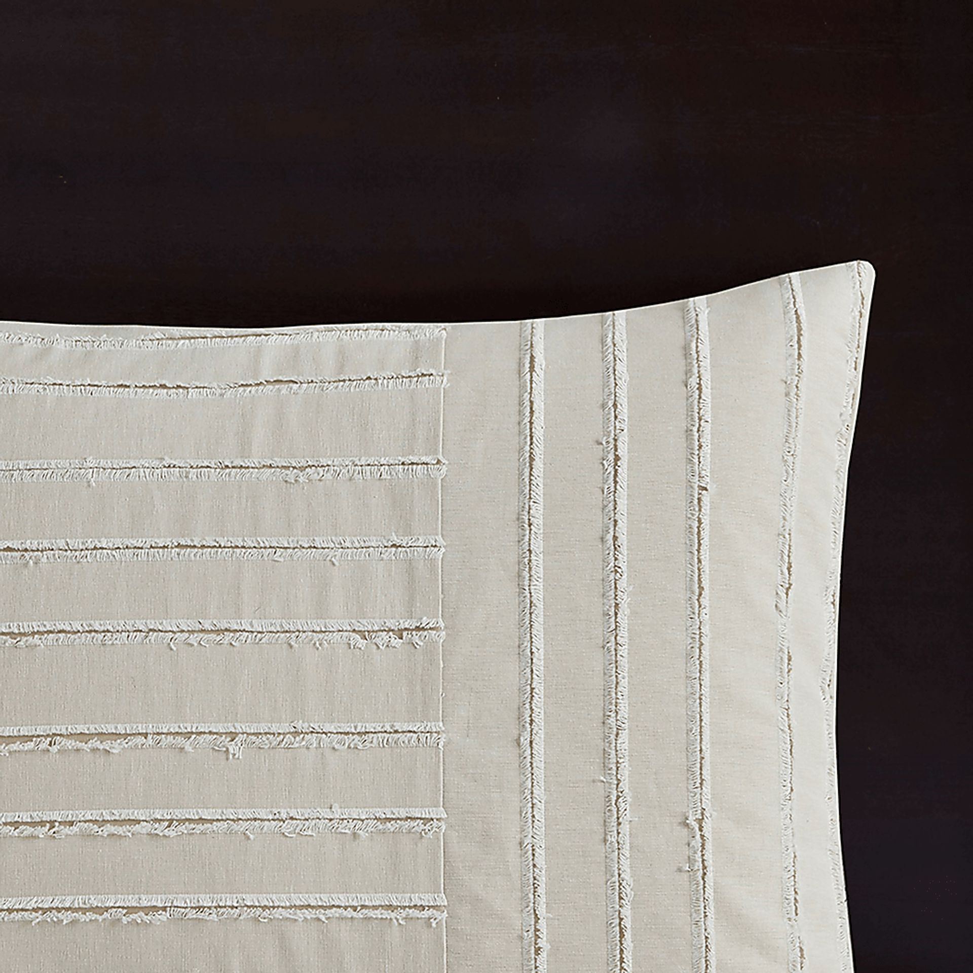 Jennix Ivory Queen Comforter Set - Image 5