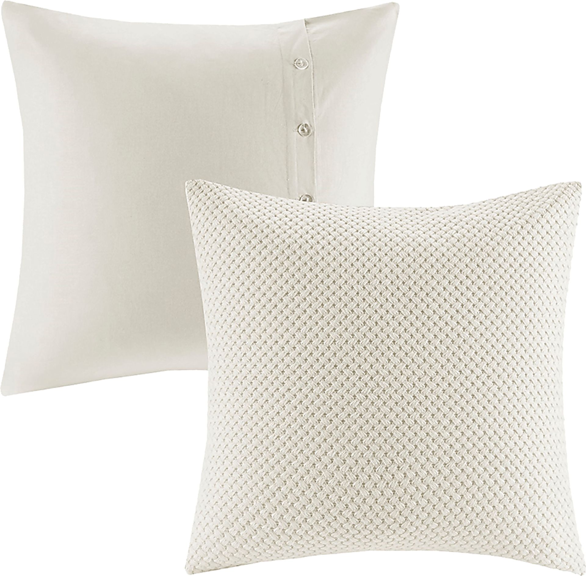 Jennix Ivory Queen Comforter Set - Image 7